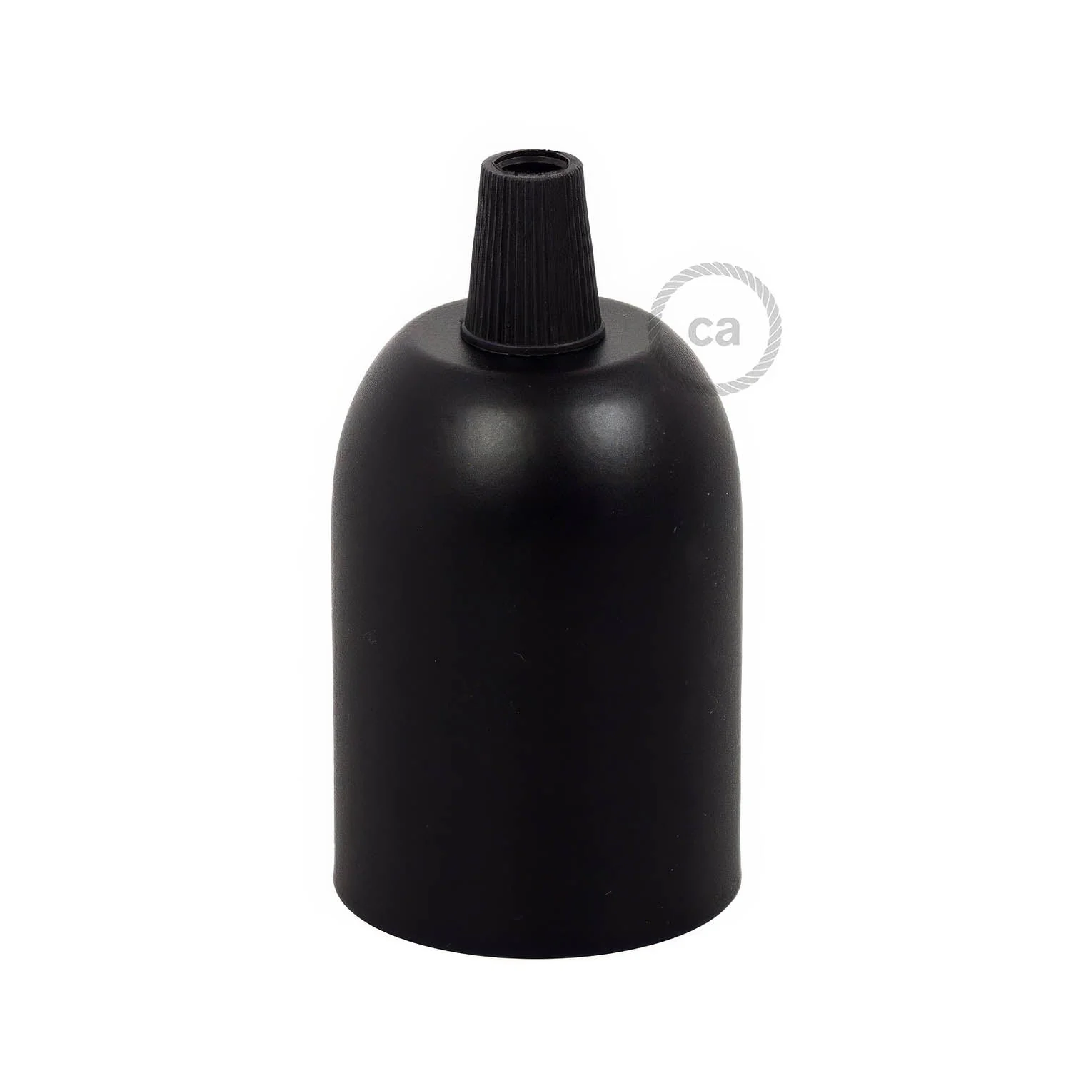 Rounded Top metal E26 light bulb socket kits - Black - Image 3