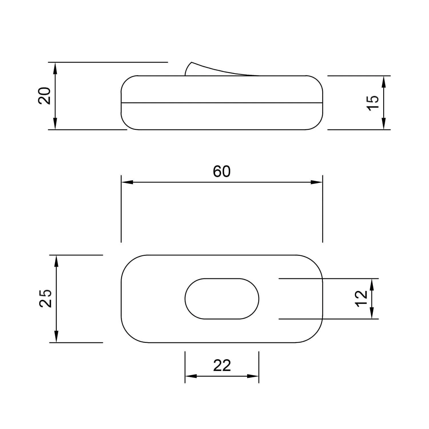 Single-pole Switch Creative Switch White and Green Meadow push button - Image 3