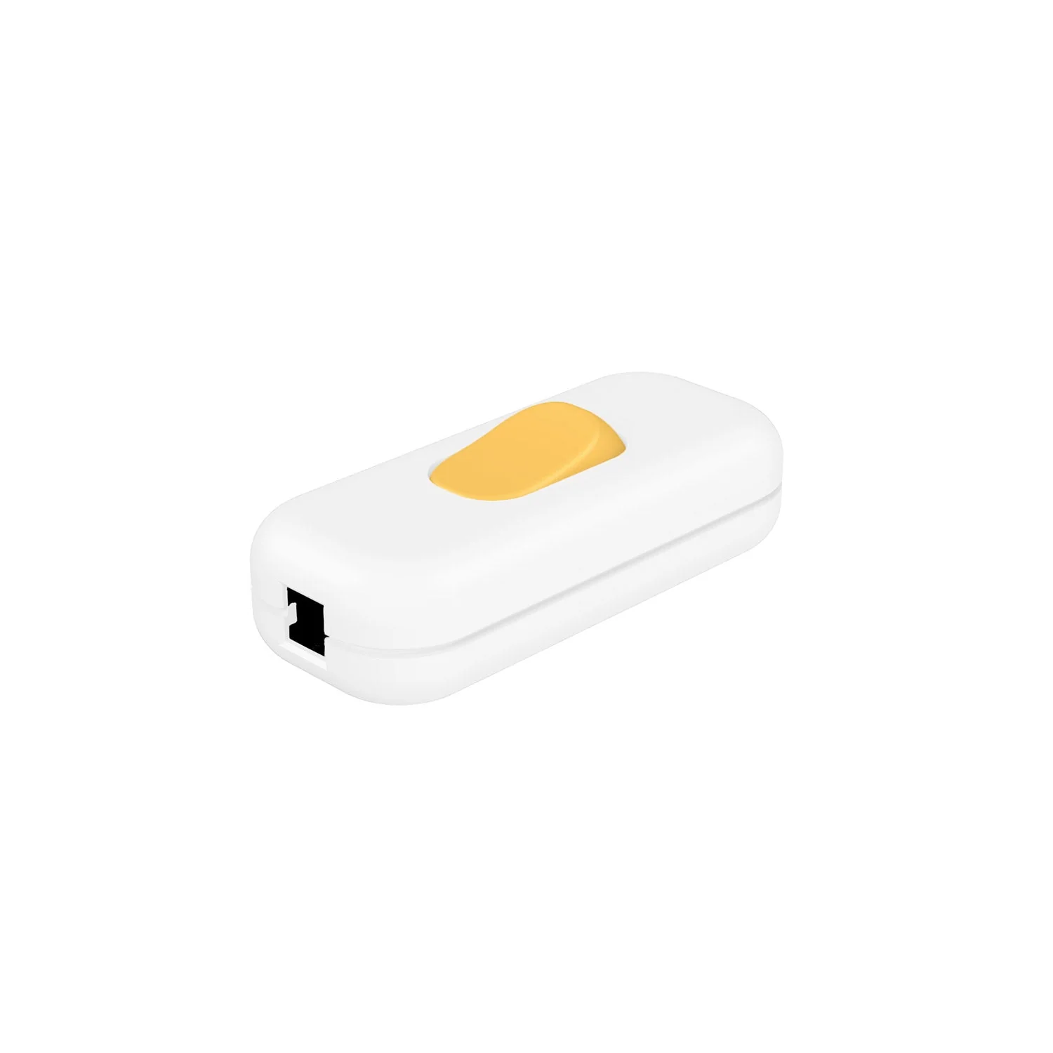 Unipolar Creative Switch cable break switch in White and Mustard button - Image 2