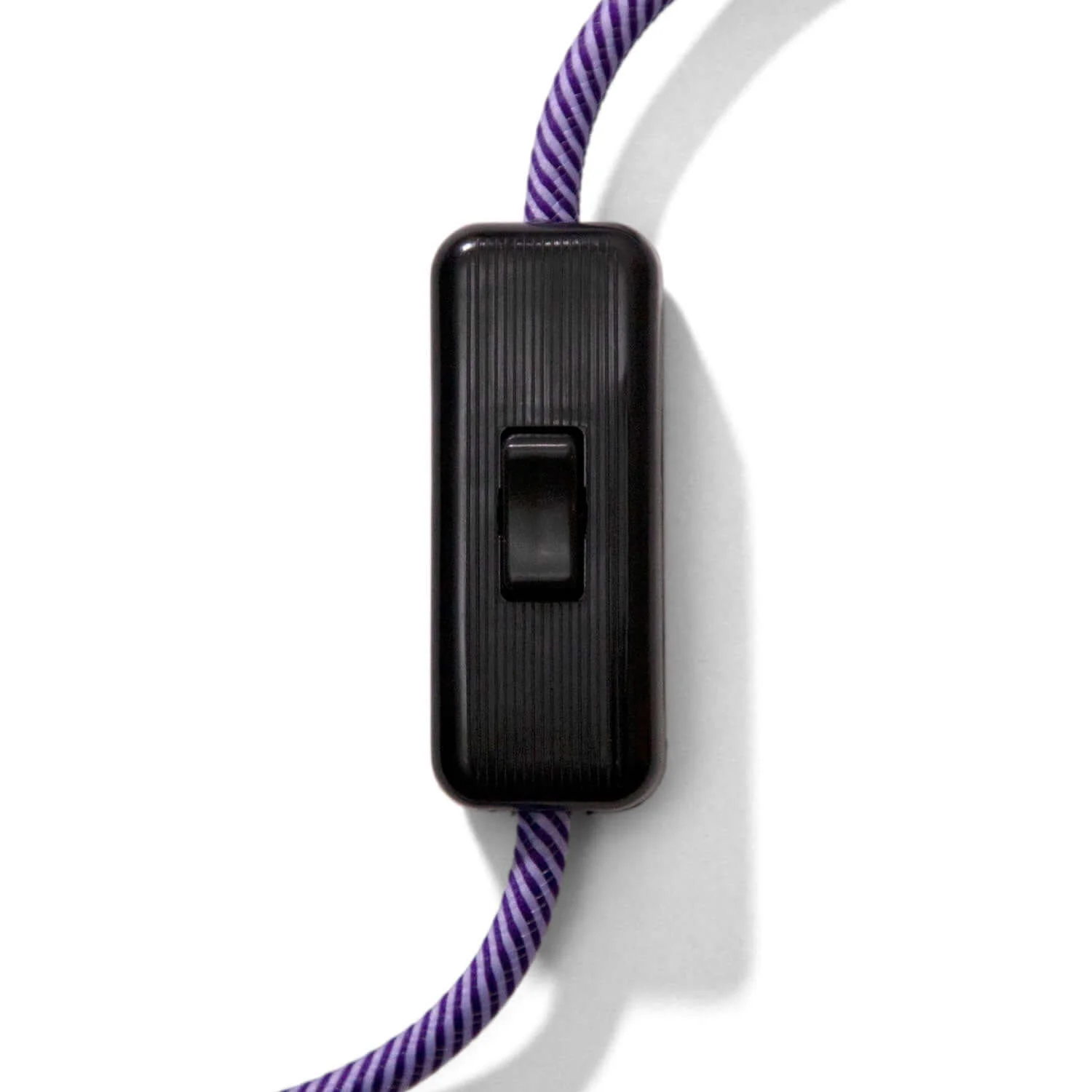 Rocker inline single-pole switch – Black