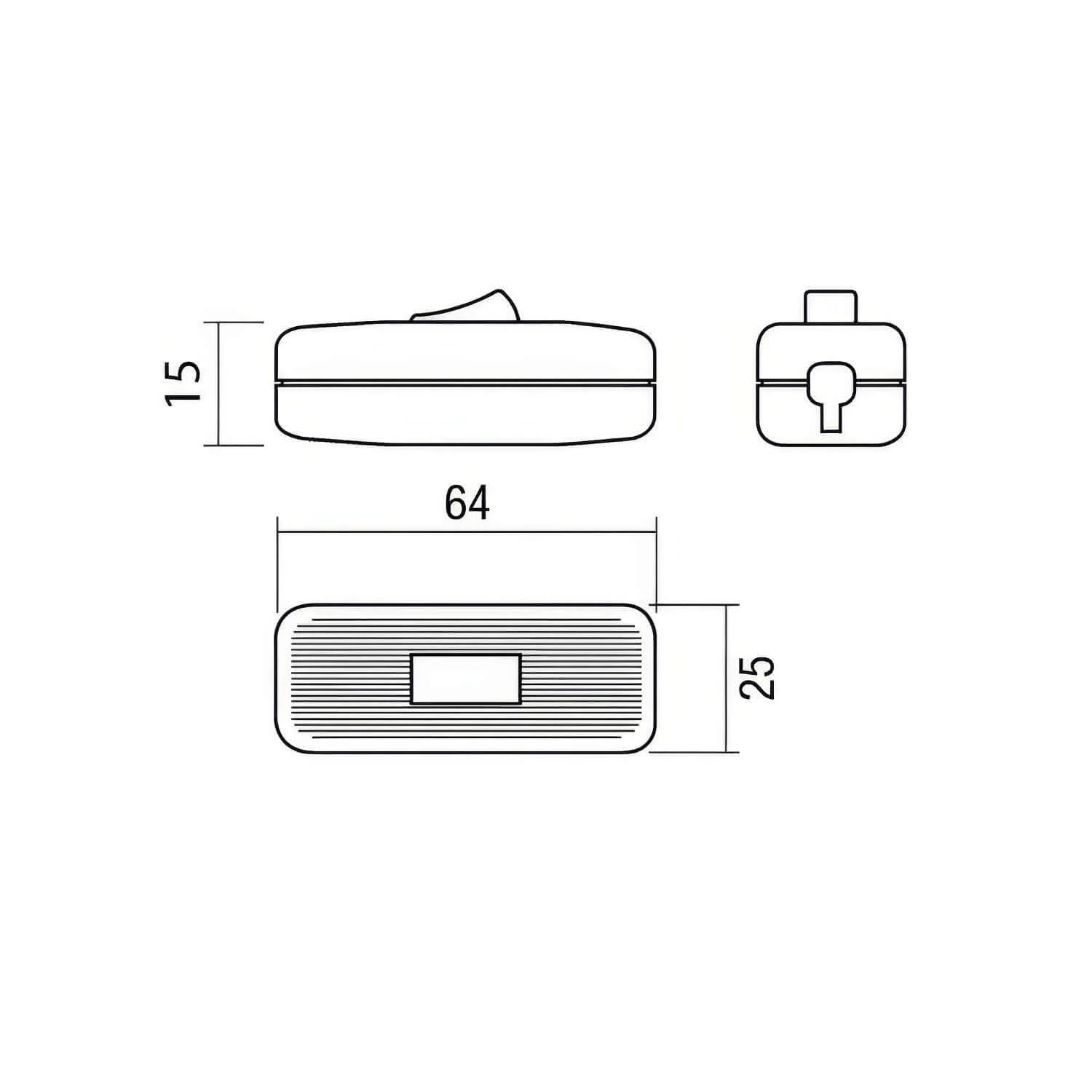 Rocker inline single-pole switch – Black - Image 6