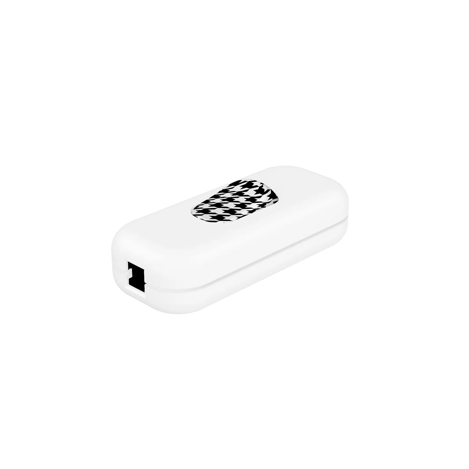 Unipolar Creative Switch break-wire switch White and Pied de poule button - Image 2