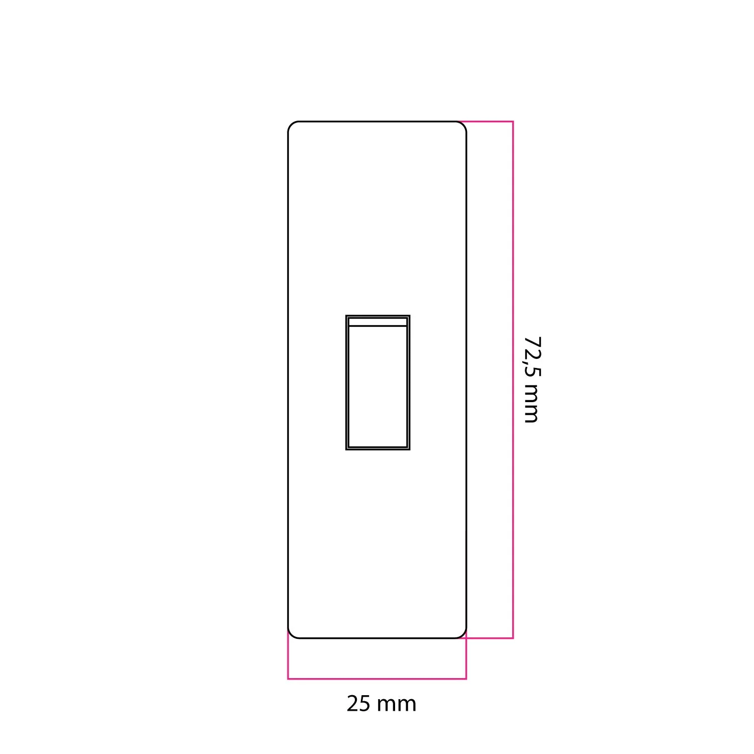 Single-pole cylindrical rocker switch with earth terminal - Meadow green - Image 3