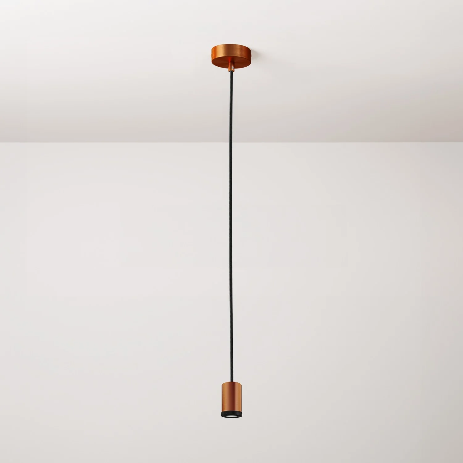 Mini Spotlight single pendant spotlight lamp GU1d0 - Satin copper