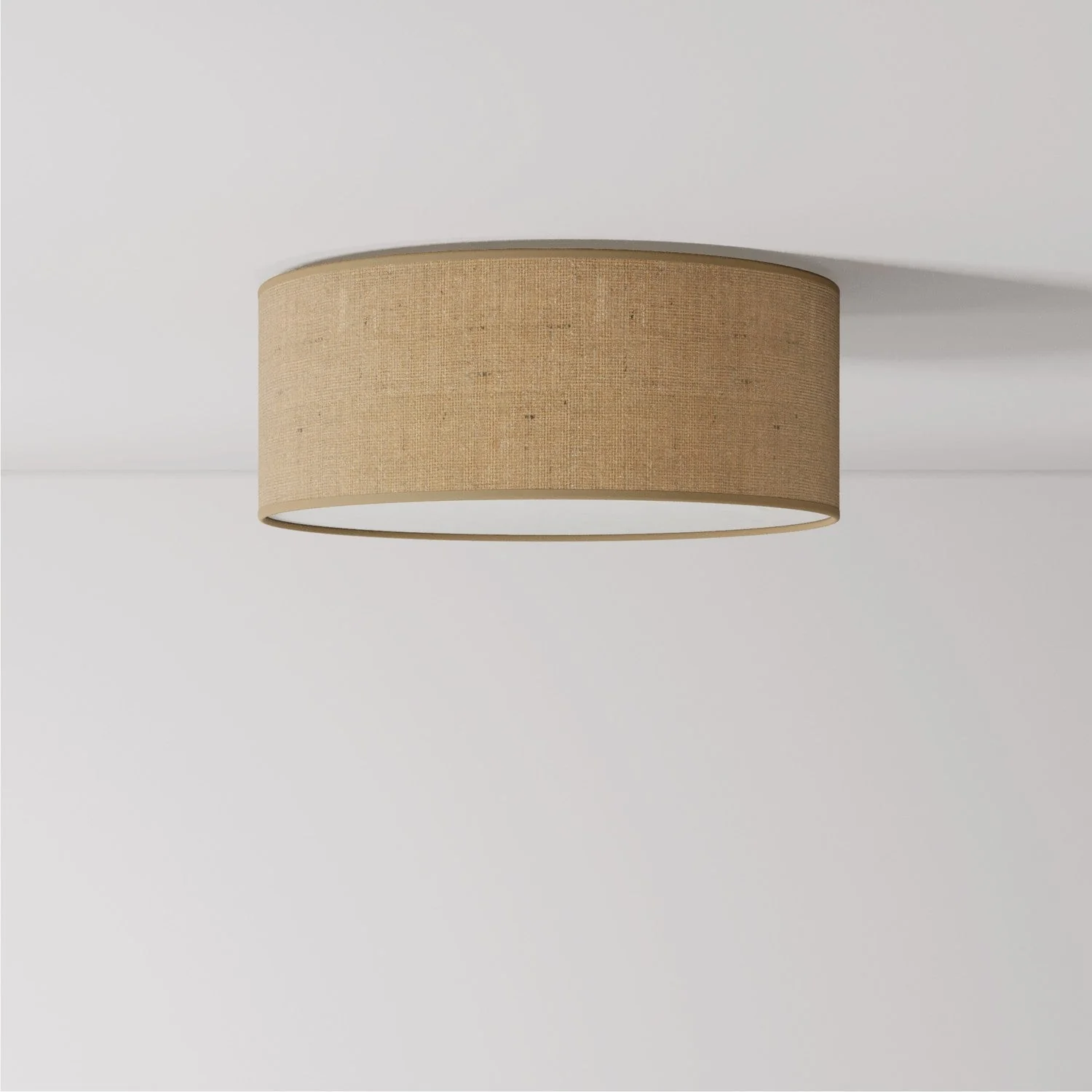 Small fabric ceiling light Natural Jute - Made in Italy