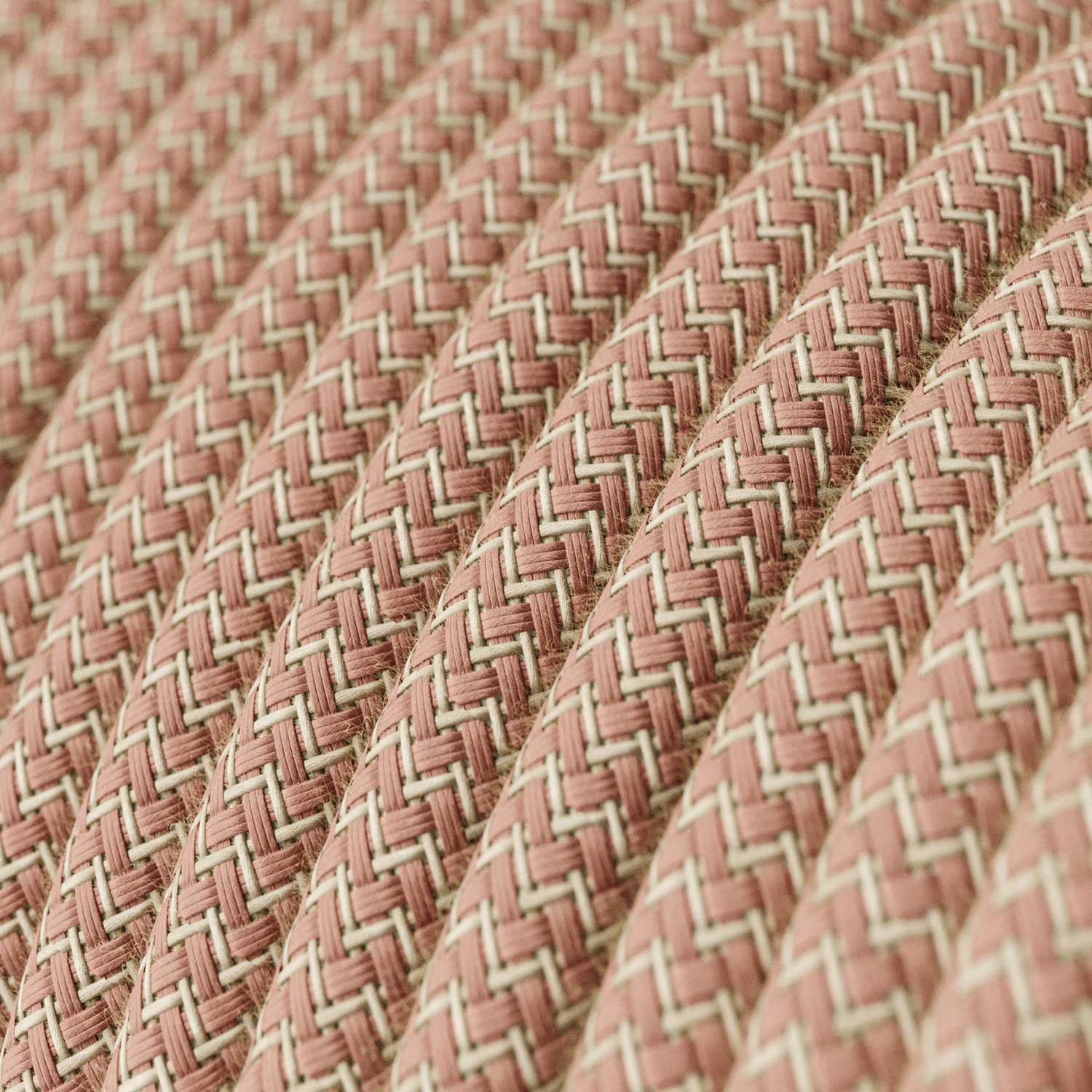 Snake for lampshade - Plug-in lamp with Zig-Zag fabric cable - RD71 - Image 2