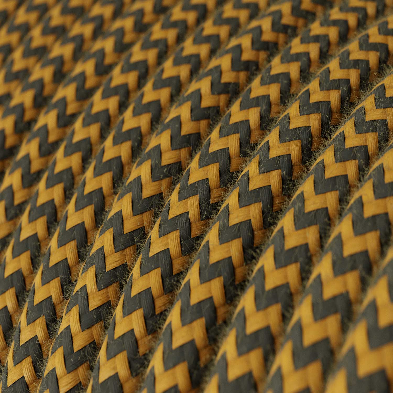 SnakeBis Zig-Zag for lampshade - Wiring with lamp holder and Zig-Zag effect fabric cord RZ27 - Image 2