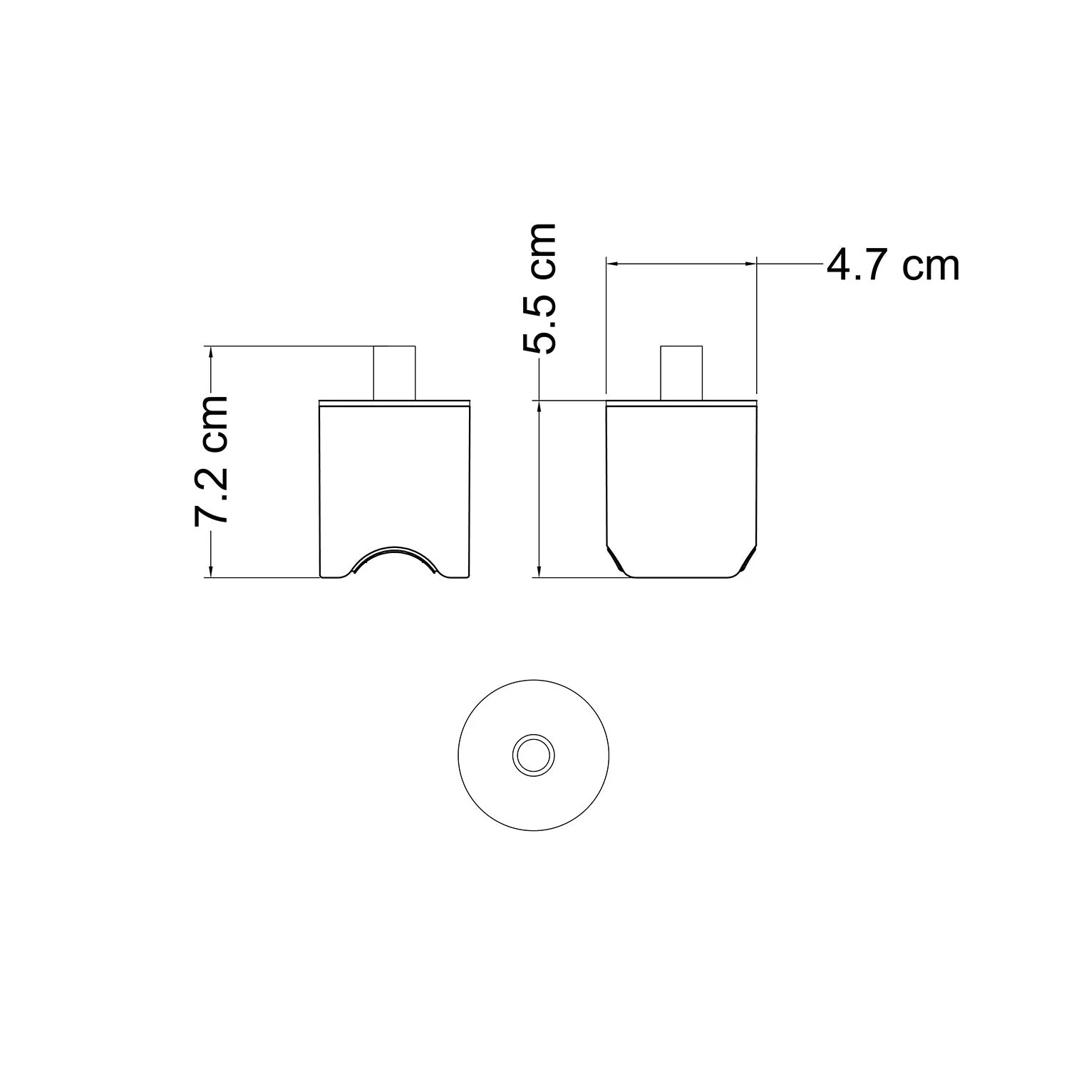 Esse14 lamp holder kit for pendant lamps with S14d fitting - Wengé effect - Image 7