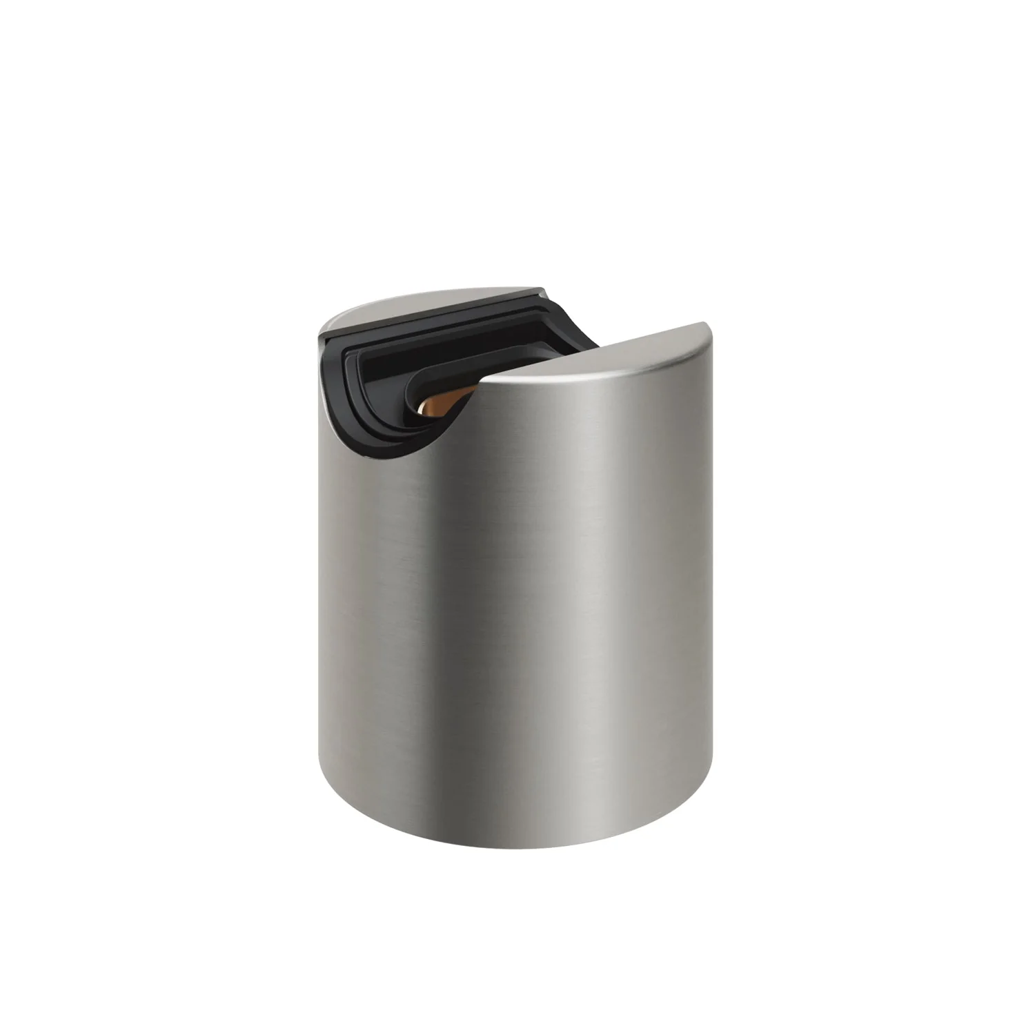 S14d lamp holder in metal for wall or ceiling – Satin titanium