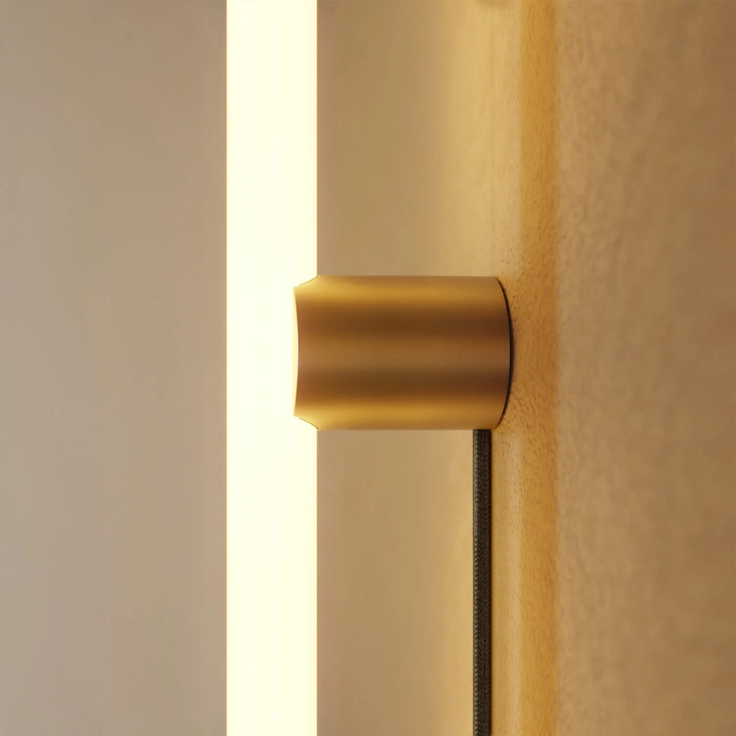 S14d Spostaluce metal lamp holder for wall or ceiling - Satin bronze - Image 4