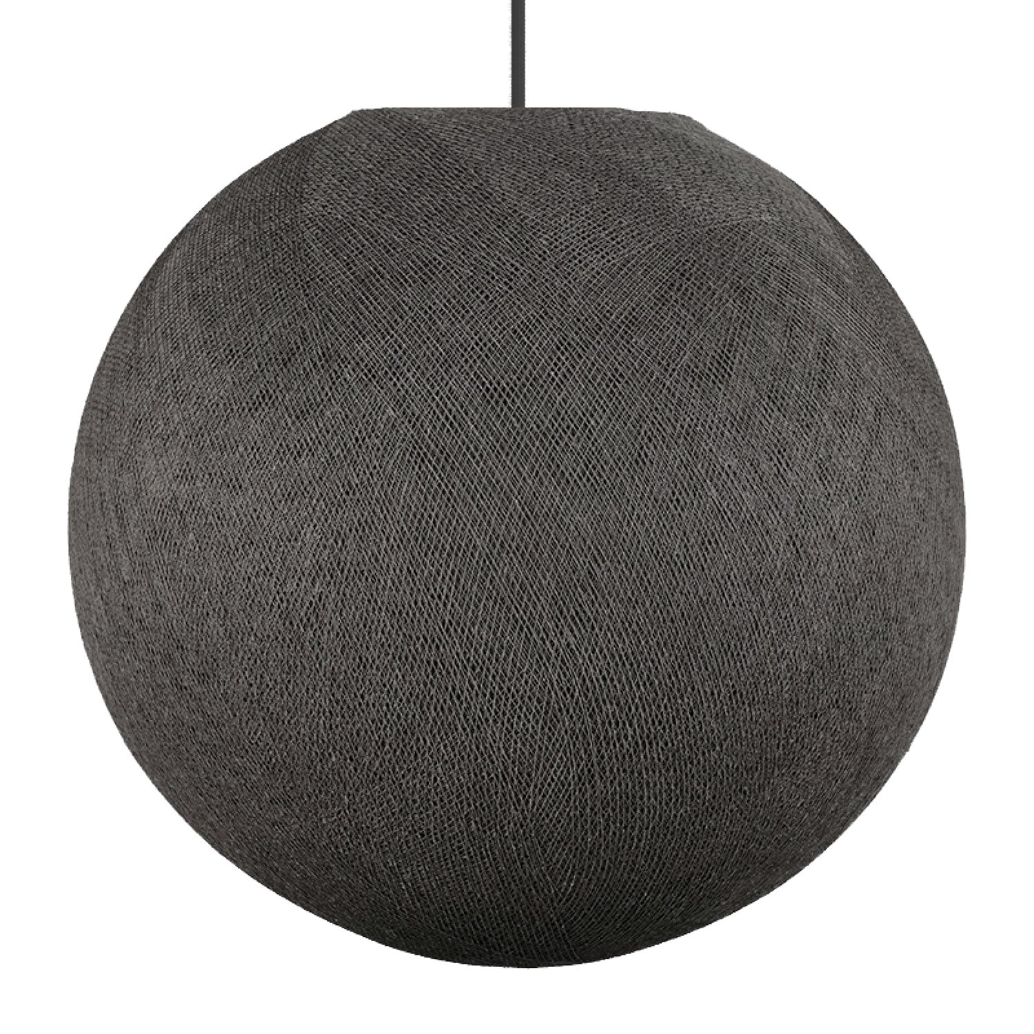Sfera Light handmade thread lampshade - Anthracite grey polyester - Image 6