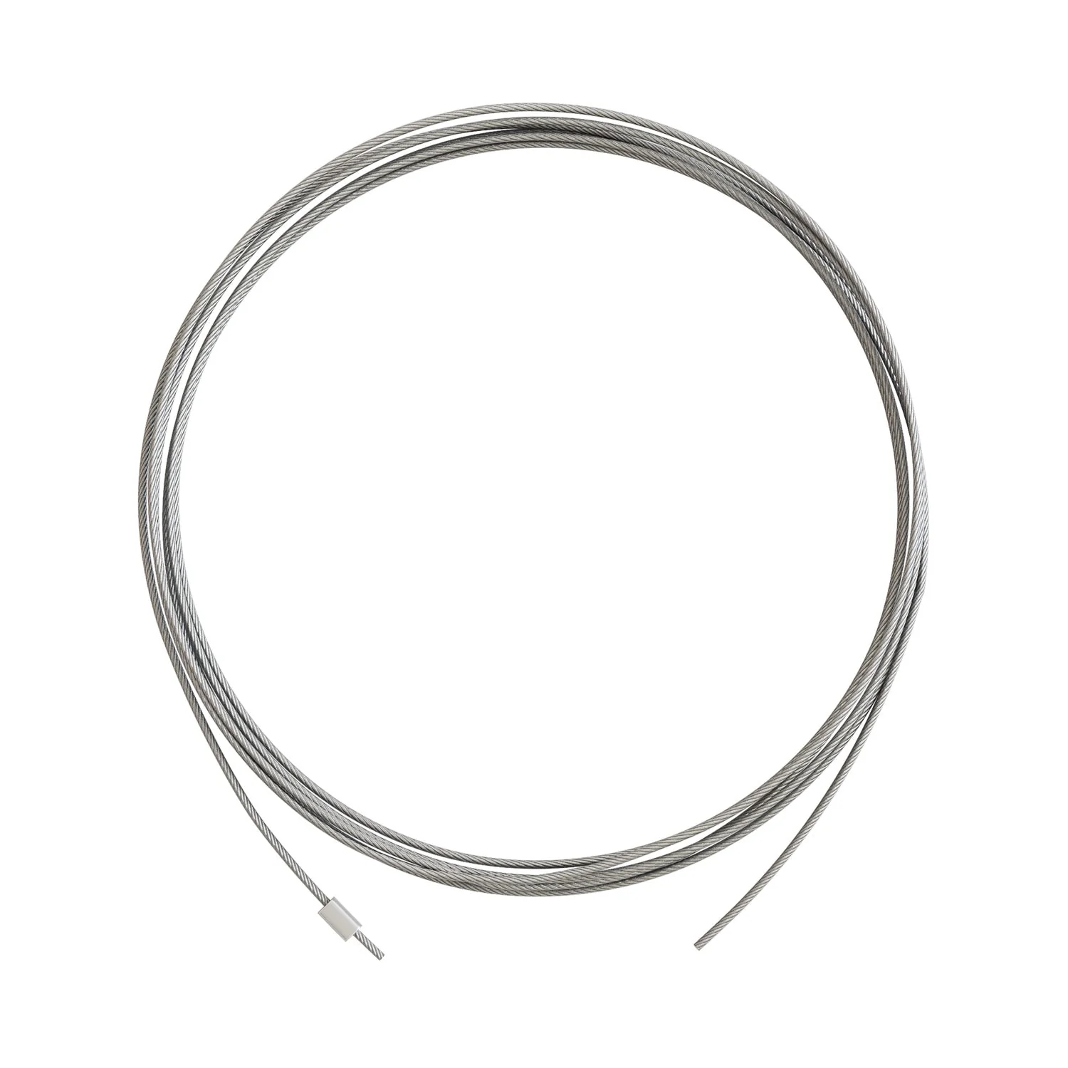 3-metre steel tension cord with locking ball for suspensions - Ø 1.5 mm (25 kg load)