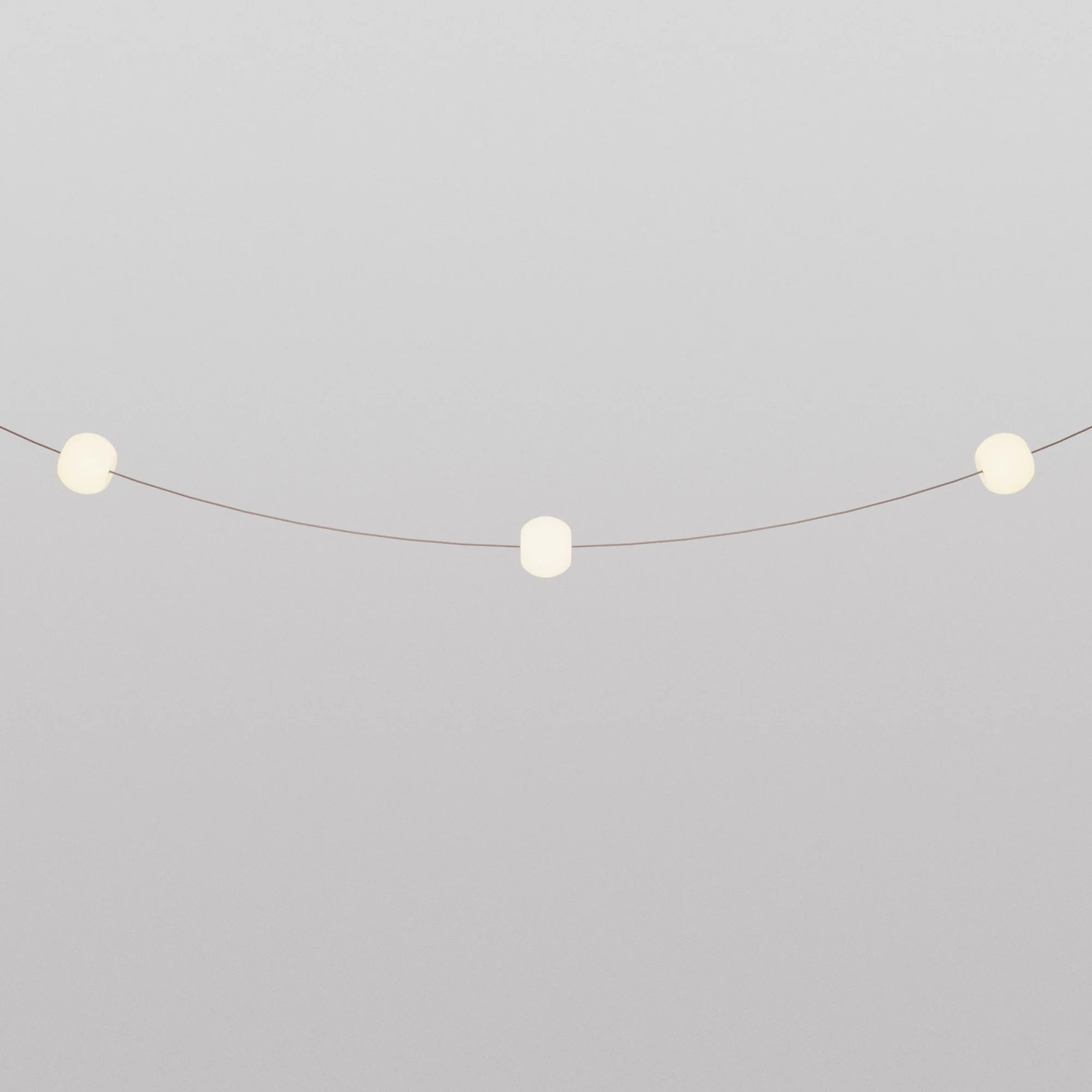 Outdoor 3-Light String Light IP67 Desert Brown with UK Plug - Marina3 Cherry - Image 9