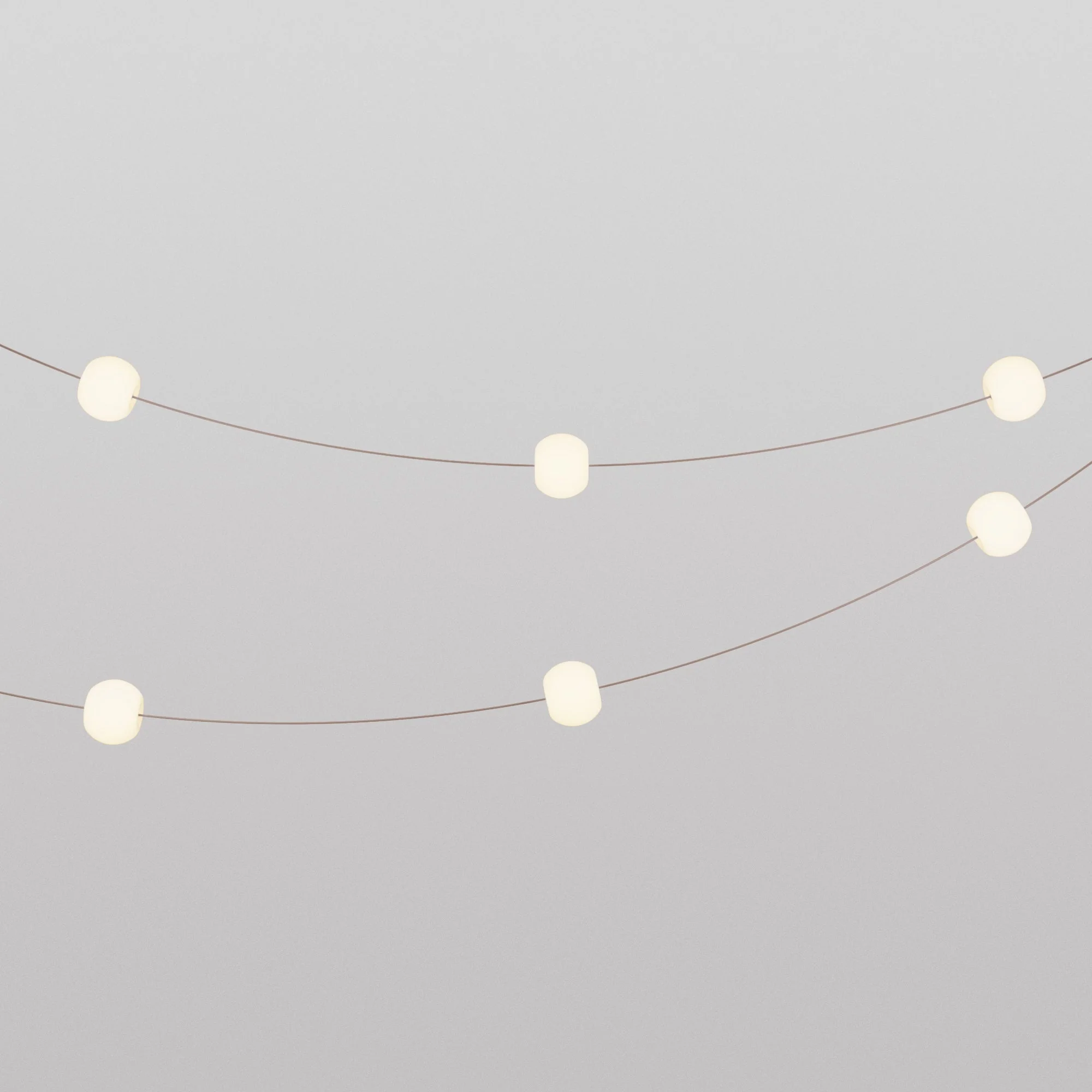 Outdoor string light 6 light points IP67 Desert Brown - Marina6 Cherry - Image 9