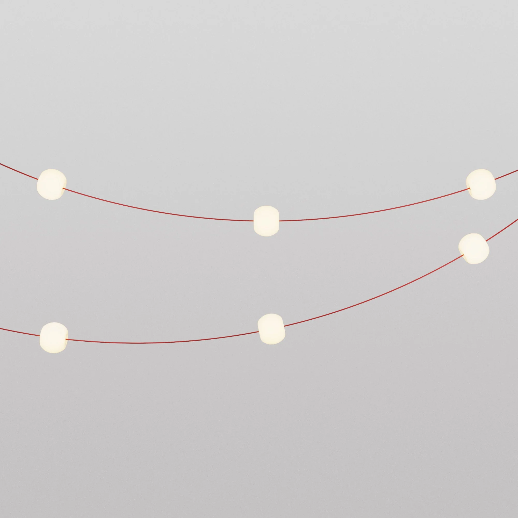 Outdoor String Light 6 Light Points IP67 Starfish Red with UK Plug - Marina6 Cherry - Image 9