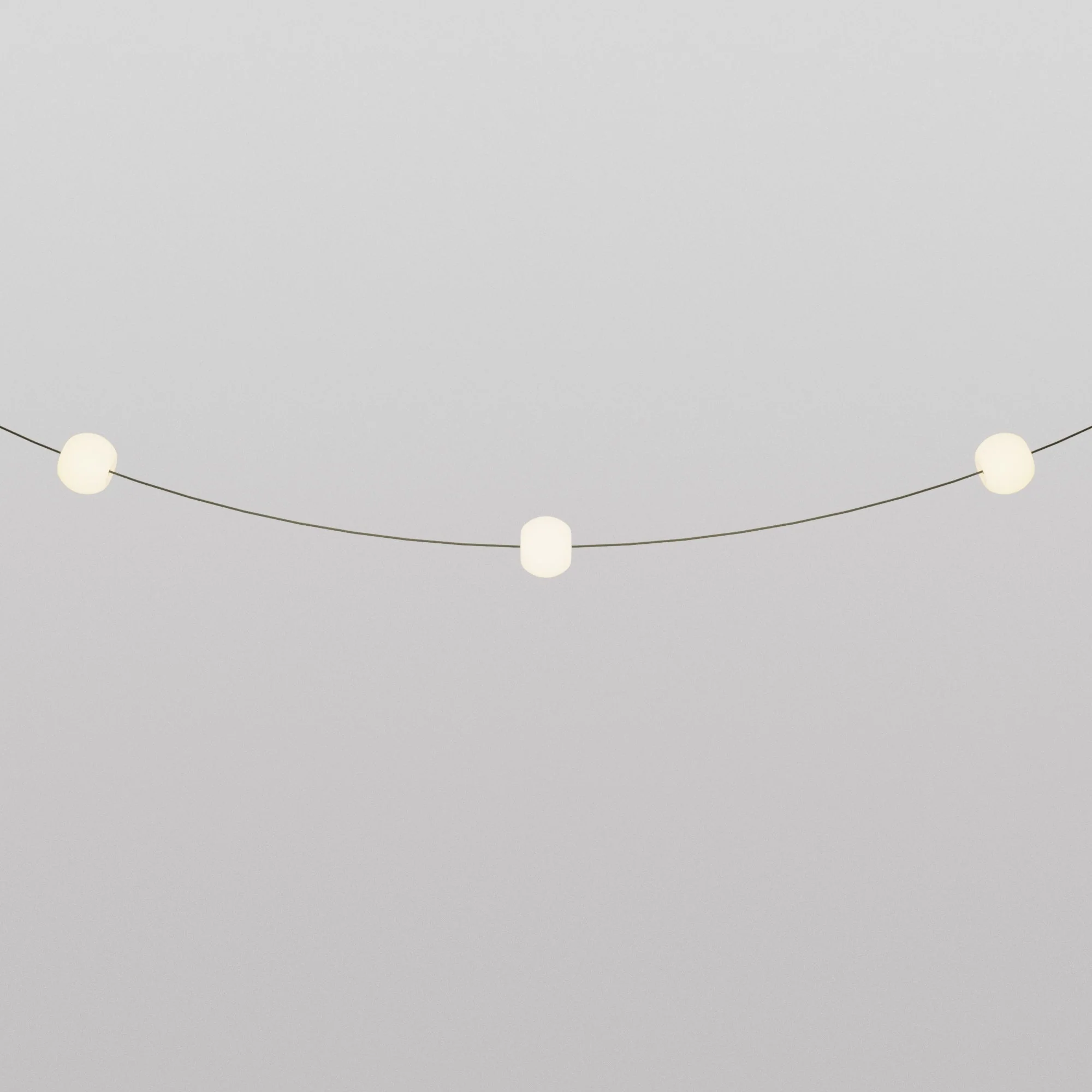 Outdoor IP67 String Light with 3 Light Points Olive Green with UK Plug - Marina3 Cherry - Image 9