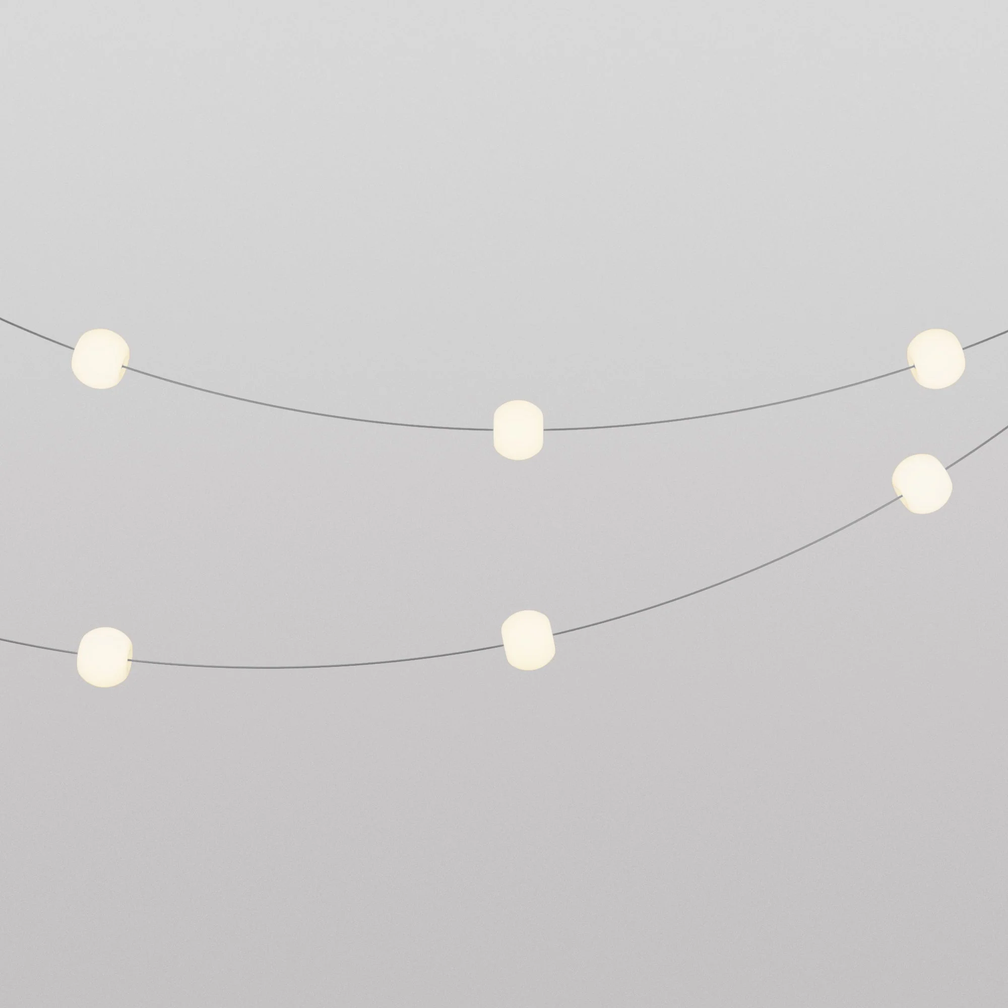 Outdoor string light 6 light points IP67 Grey - Marina6 Cherry - Image 9