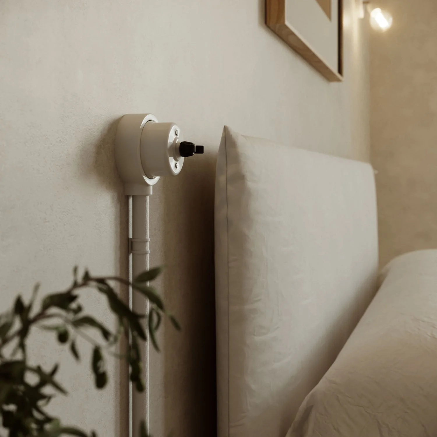 Switch/diverter kit with butterfly nut and base for Creative-Tubes in white porcelain - Image 32