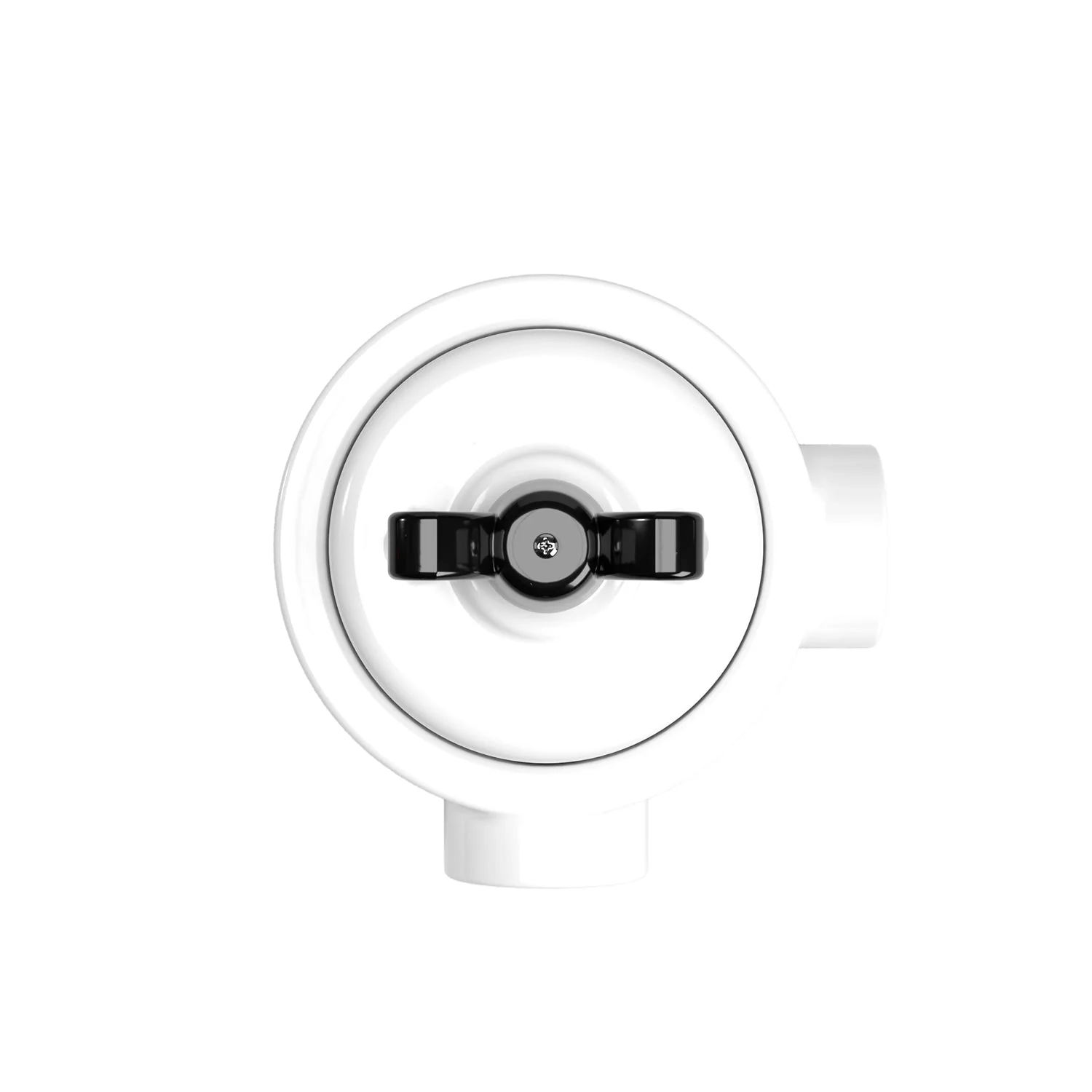 Switch/diverter kit with butterfly nut and base for Creative-Tubes in white porcelain - Image 35
