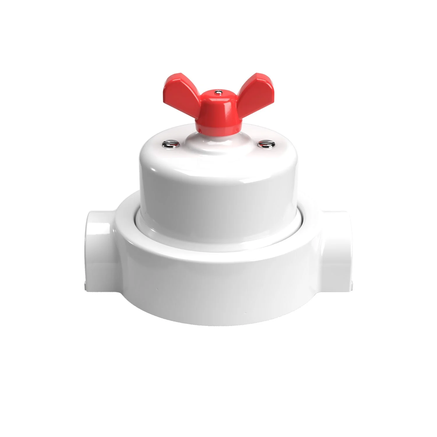 Switch/diverter kit with butterfly nut and base for Creative-Tubes in white porcelain - Image 59