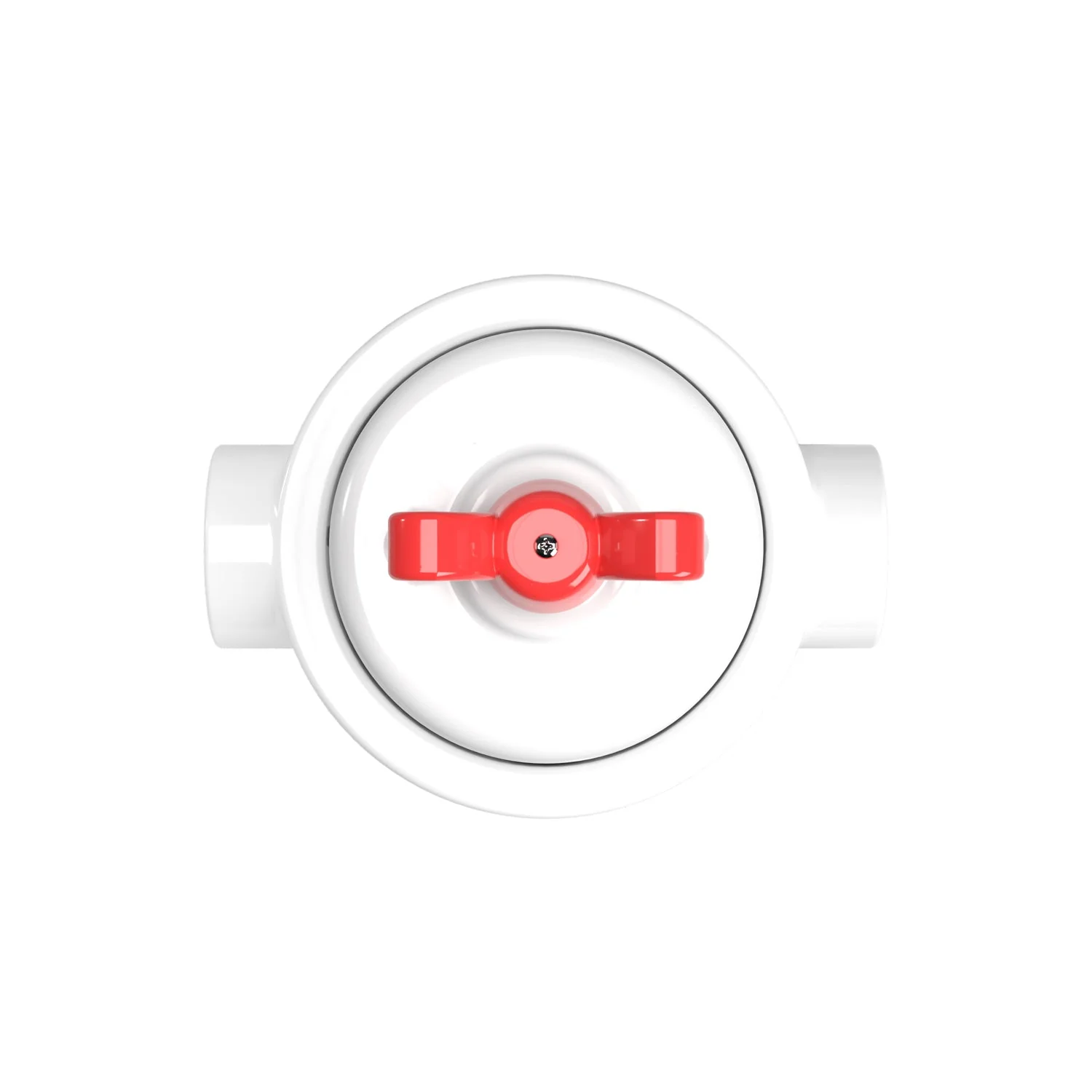 Switch/diverter kit with butterfly nut and base for Creative-Tubes in white porcelain - Image 60