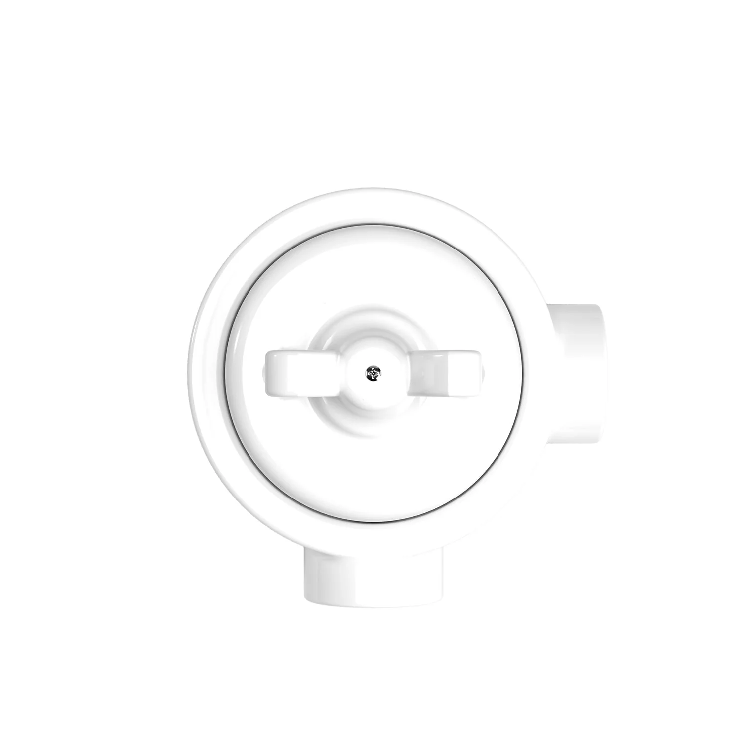 Switch/diverter kit with butterfly nut and base for Creative-Tubes in white porcelain - Image 9