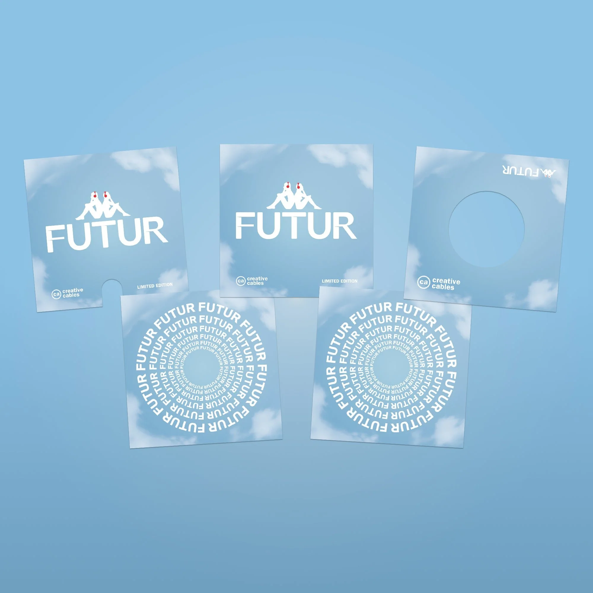 Cubetto table lamp "Futur" with English Plug and porcelain-effect globe Light bulb - Futur festival - Image 5