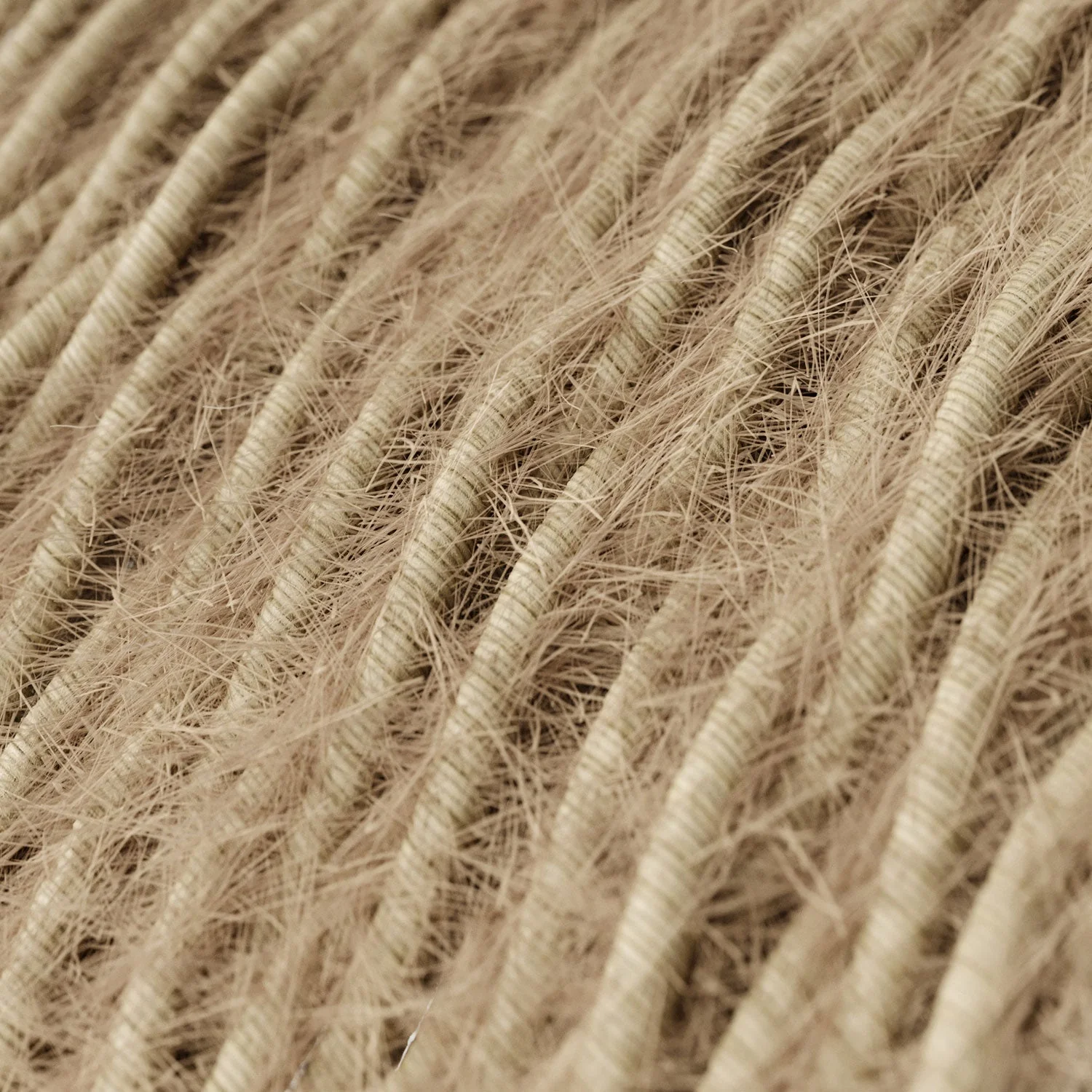 Track lamp with Honolulu raffia lampshade - Neutral - Image 3