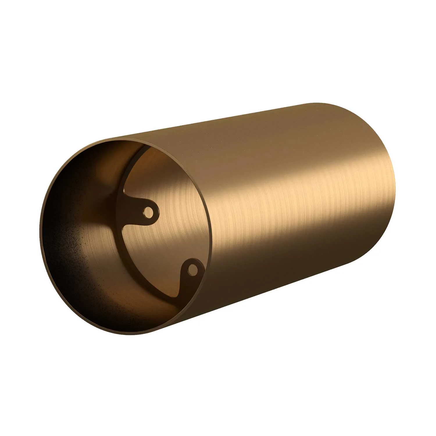 Tub-E12 spotlight tube with E12 double-ferrule socket - Brushed Bronze - Image 3