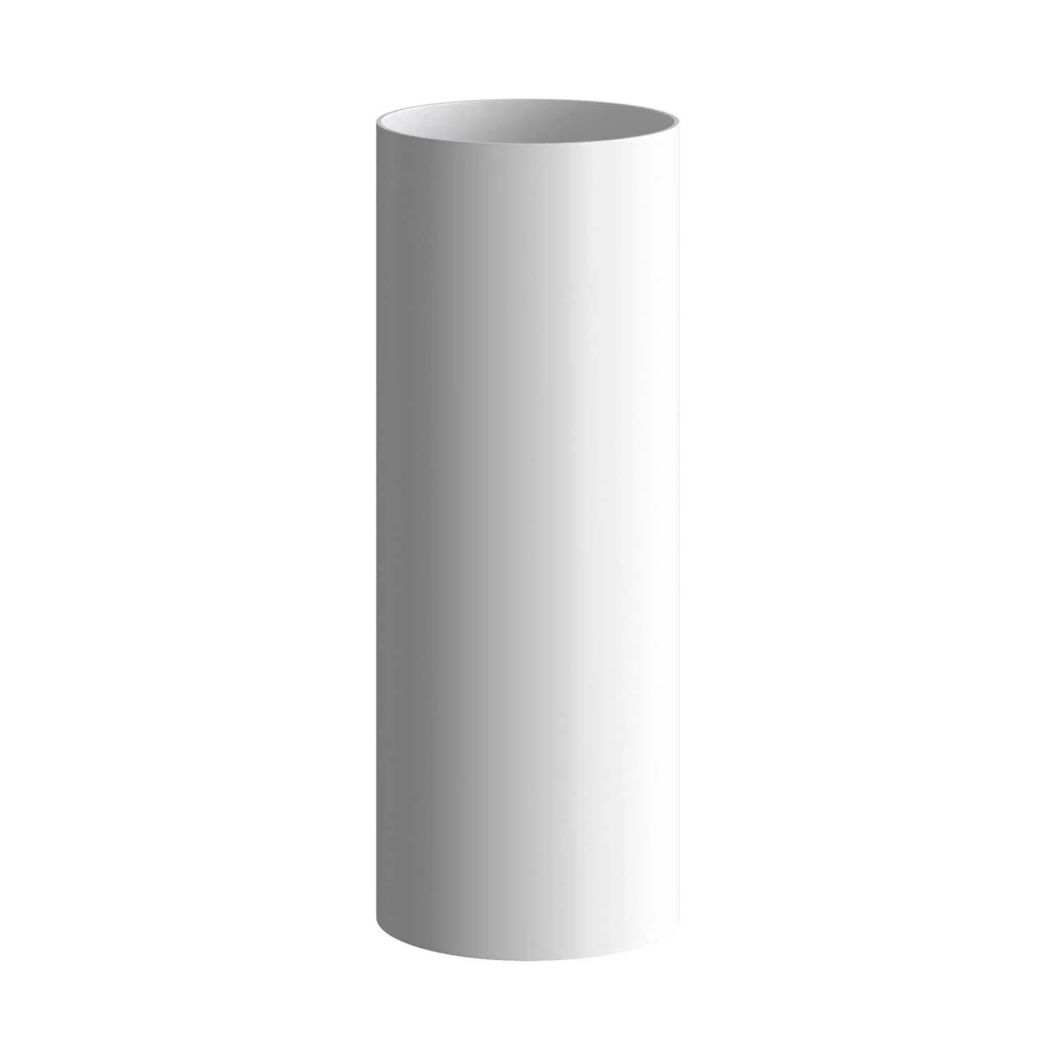 Tub-E14, metal tube for spotlight with double ring E14 lamp holder - Matt white - Image 4