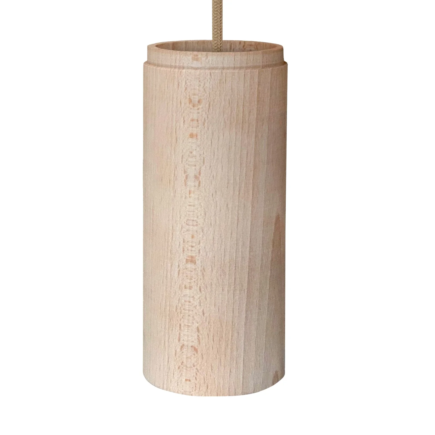Tub-E27, wooden lampshade for spotlight lamp with E27 double-ring lamp holder β Neutral