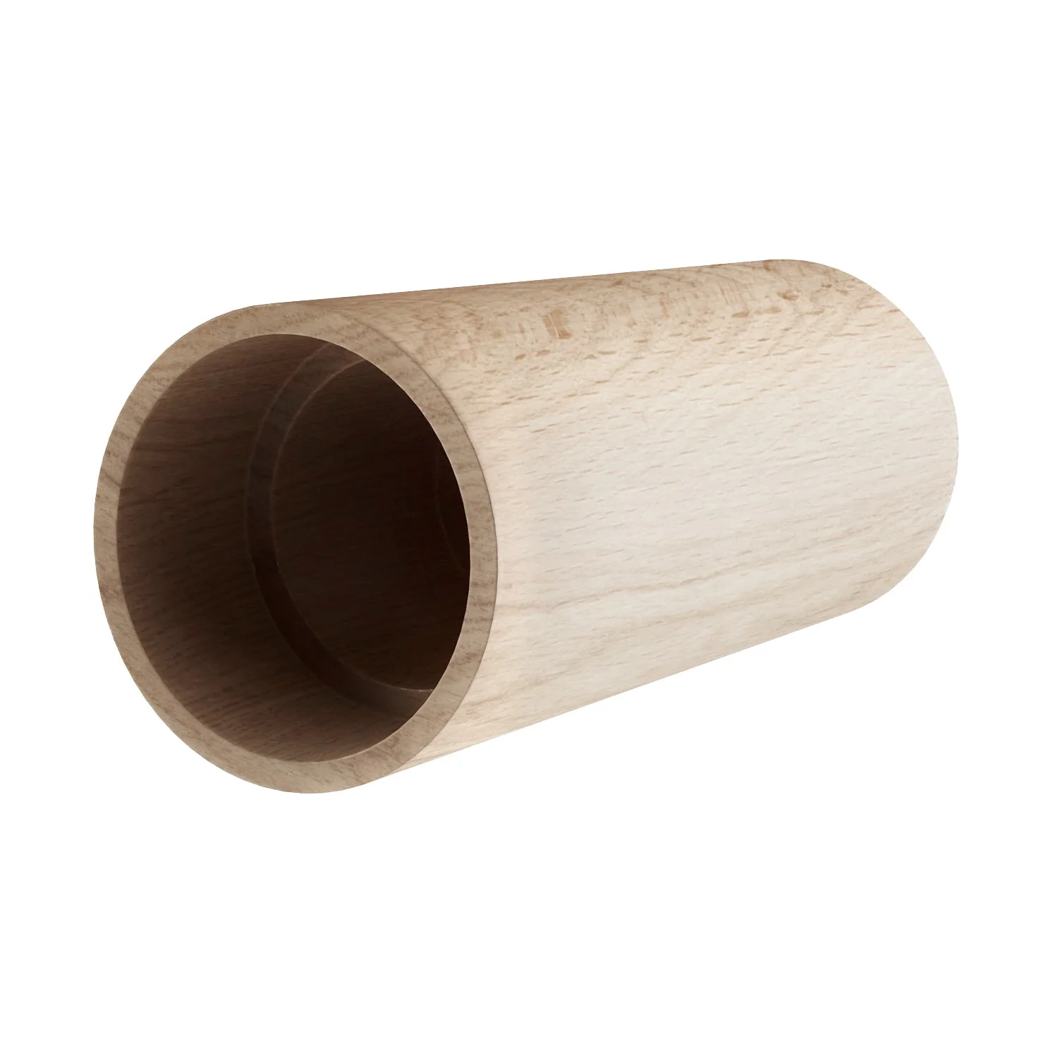 Tub-E27, wooden lampshade for spotlight lamp with E27 double-ring lamp holder β Neutral - Image 3