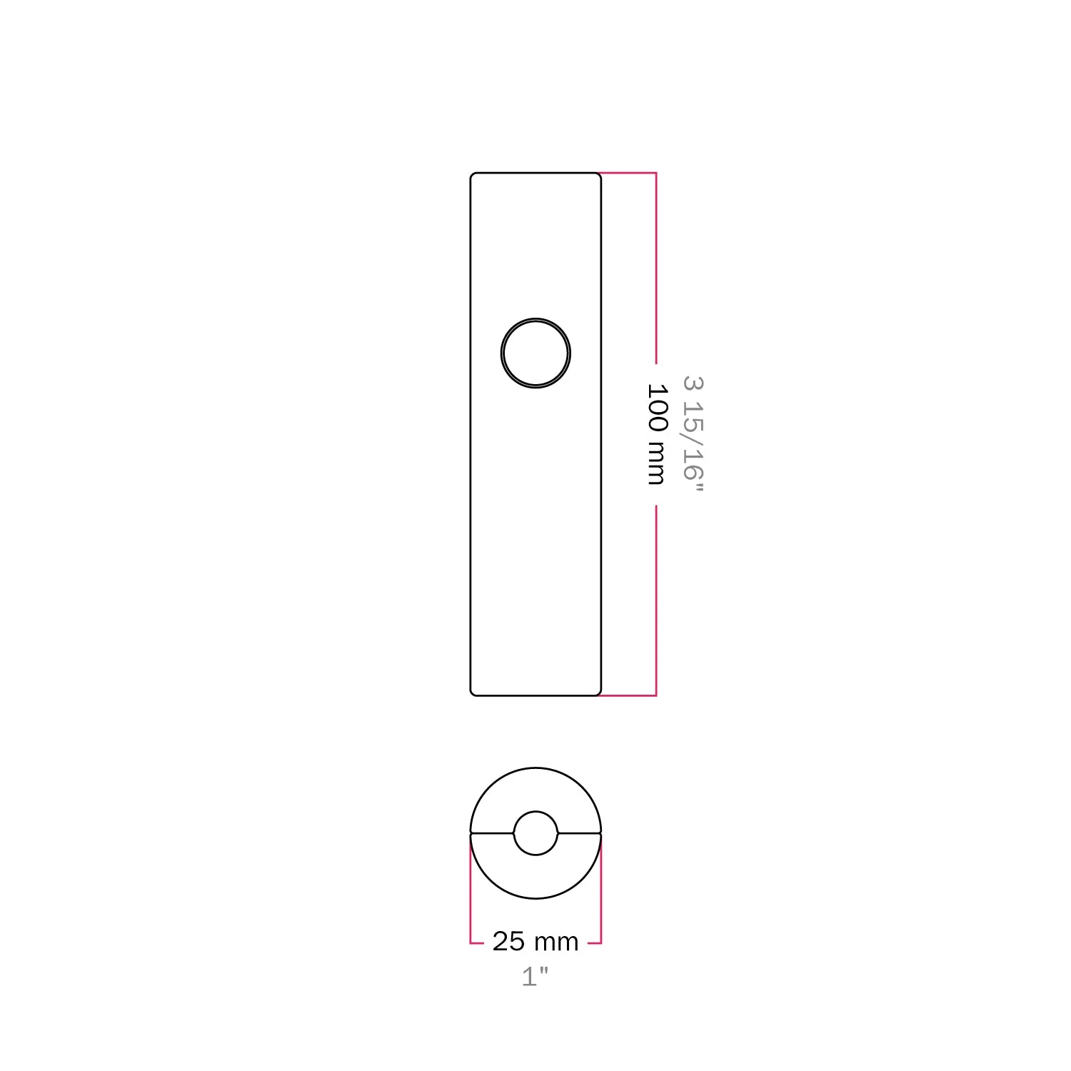 Universal push-button dimmer for incandescent and dimmable LED light bulbs - White - Image 5