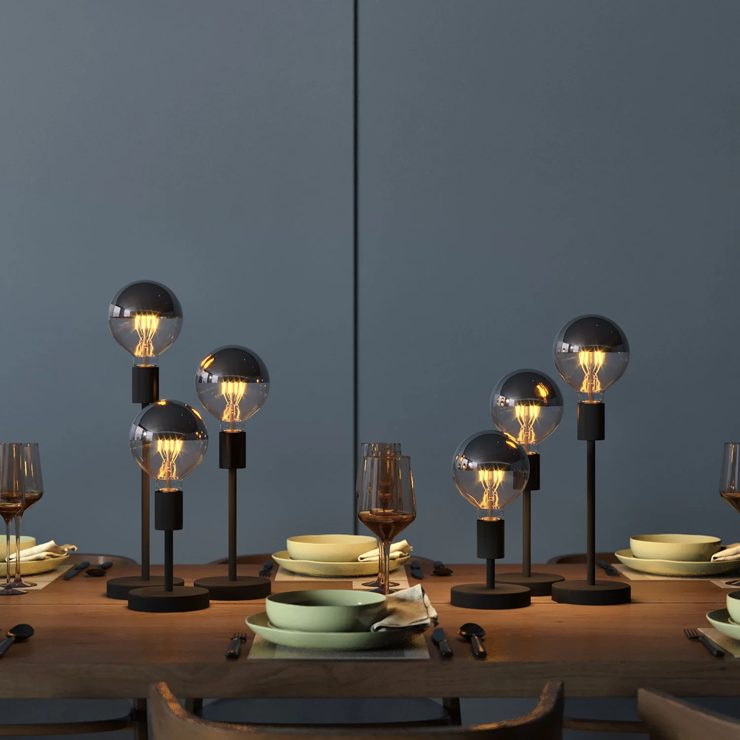 Alzaluce - Metal table lamp - Matt black - Image 2