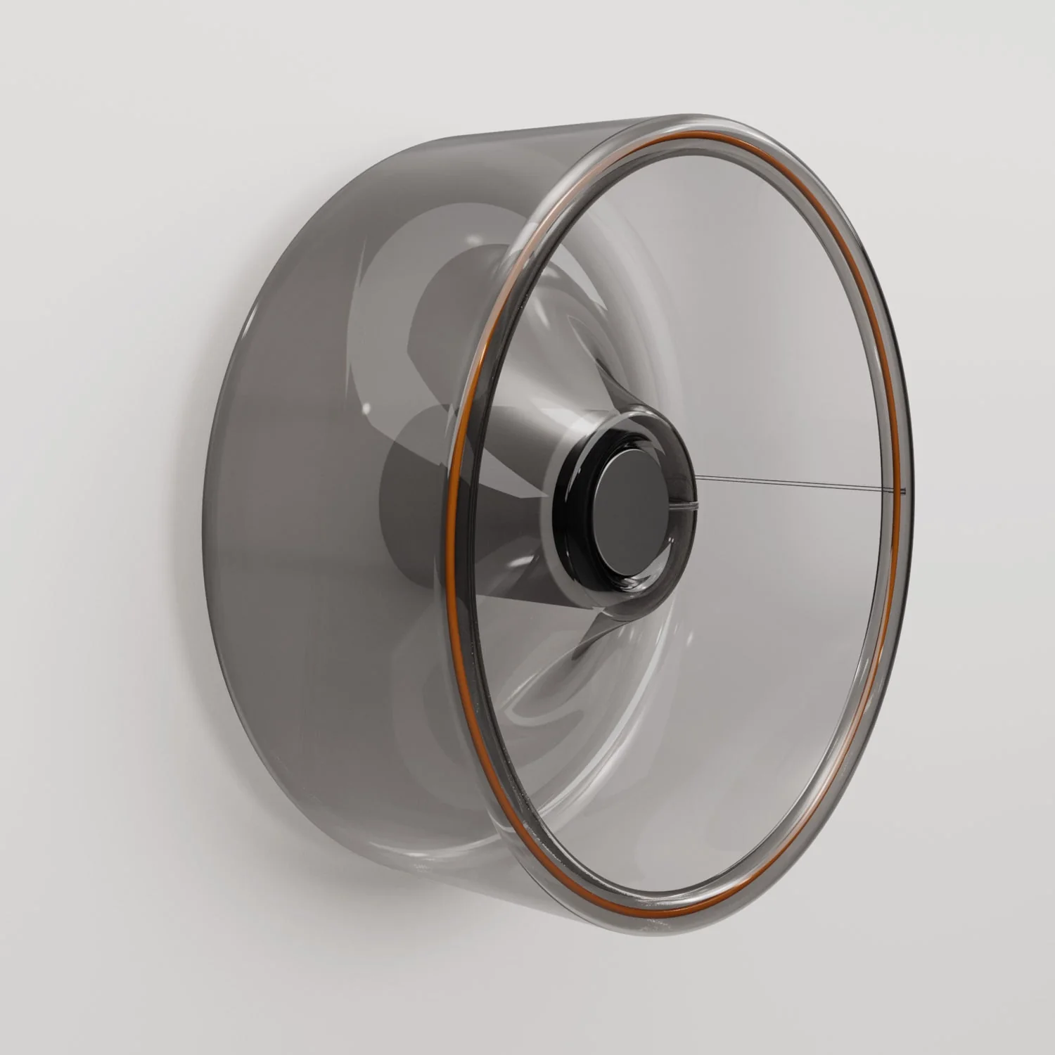 Wall light with Ghost smoky light bulb - White - Image 5