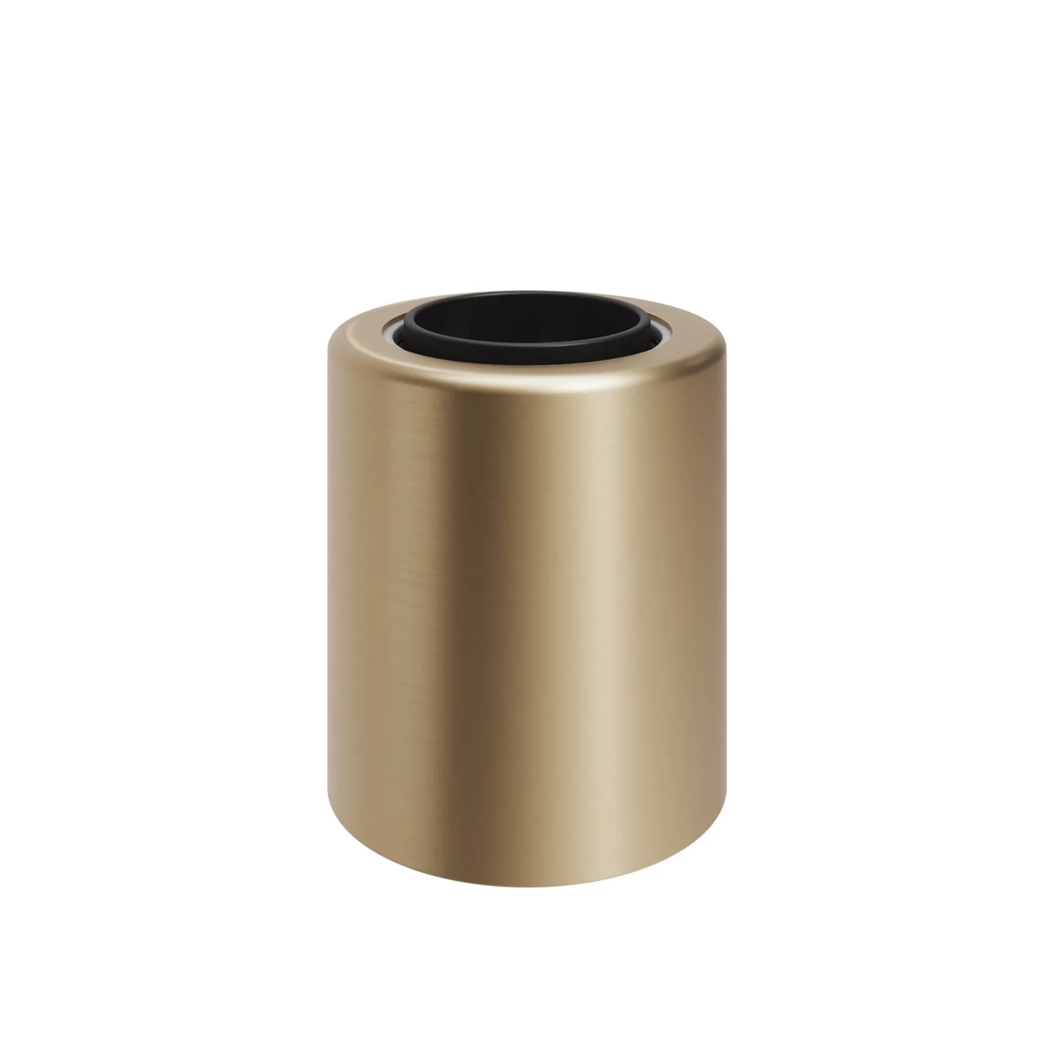 Metal wall light with globe light bulb porcelain effect - Satin bronze - Image 5