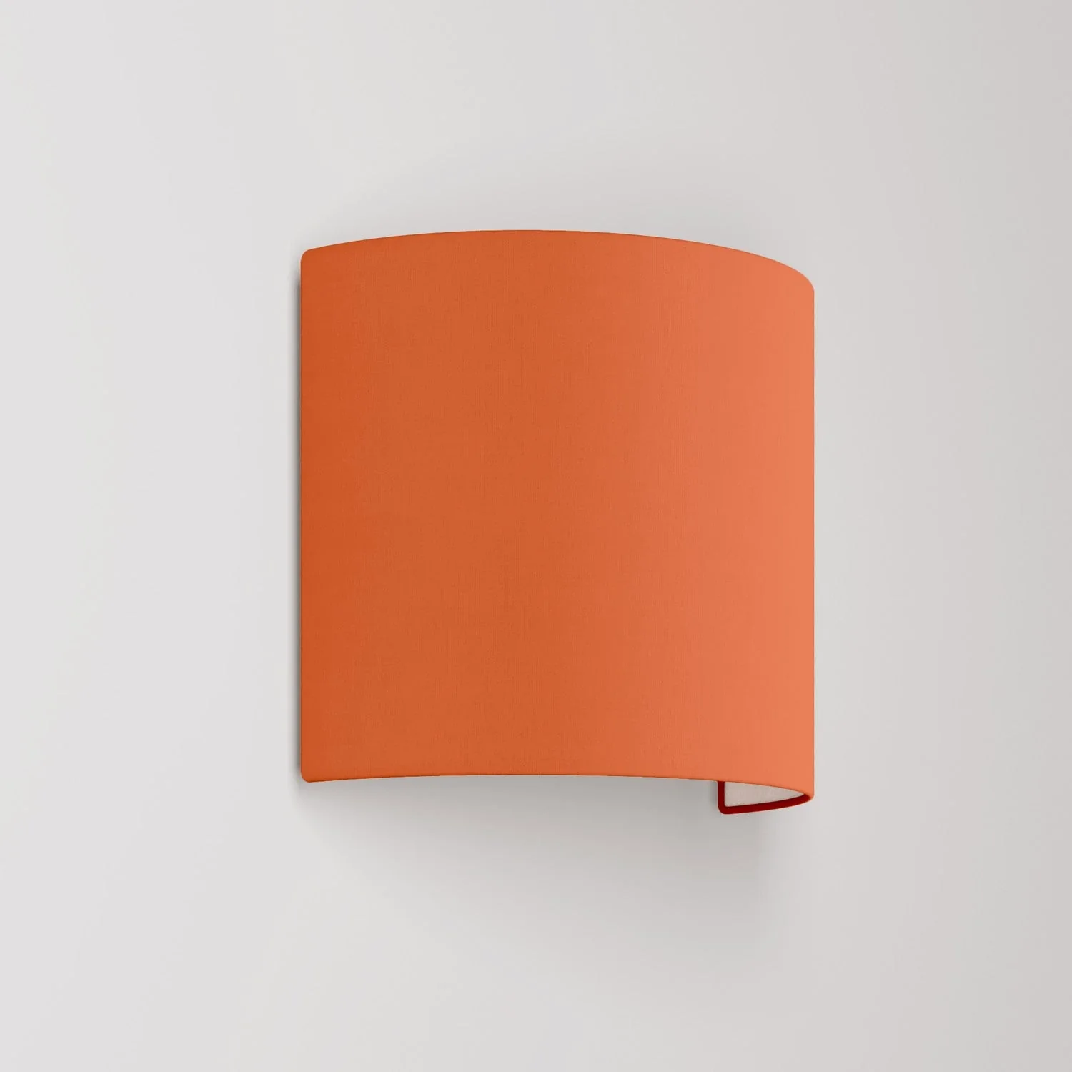 Ventola wall light with Cinette lobster fabric lampshade - Made in Italy