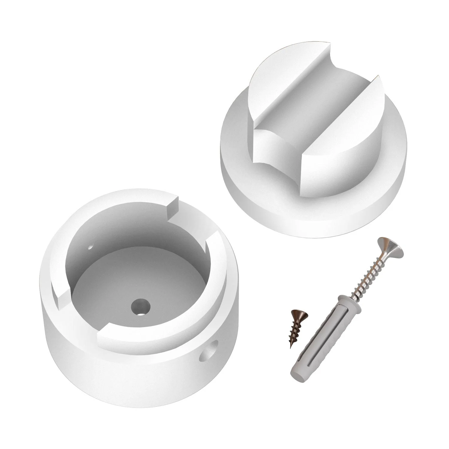 Wooden cable guide for string light cable and Filé system. Made in Italy - White - Image 3